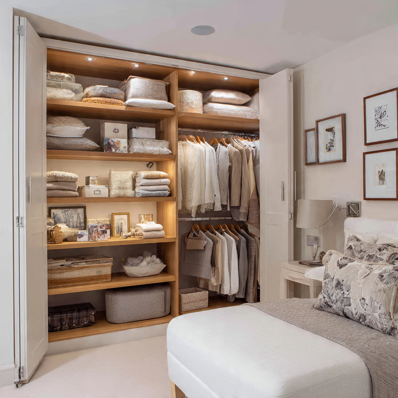 10 floating shelf wardrobe integration dreamy