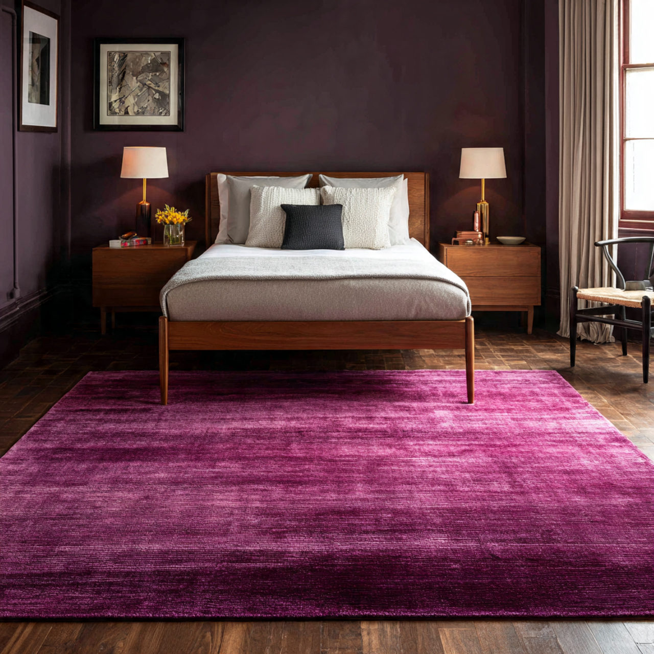 22 deep magenta rugs and floor coverings