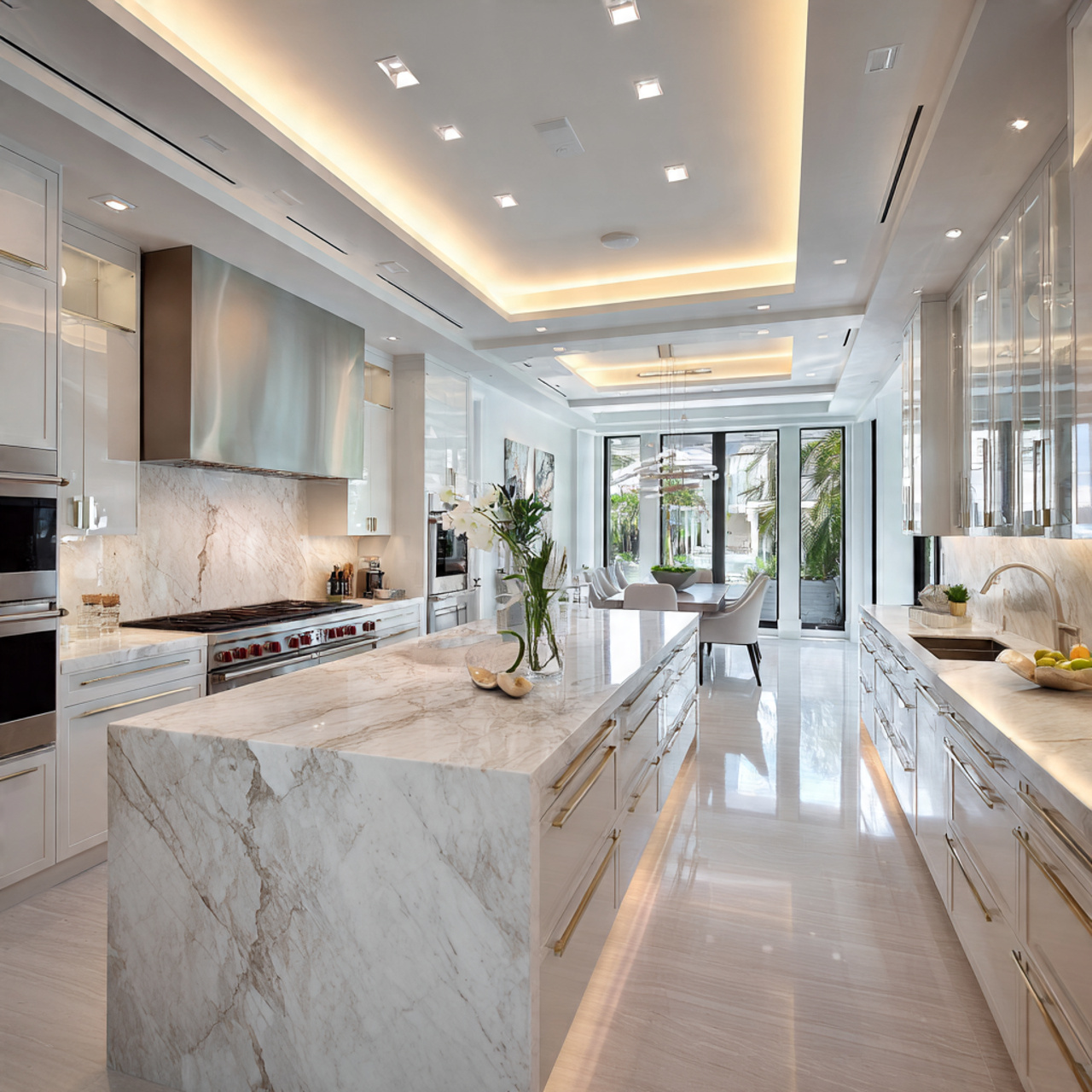 27 Cozy Kitchen Lighting Ideas to Transform Your Home Now 24 24 cove lighting in tray ceilings