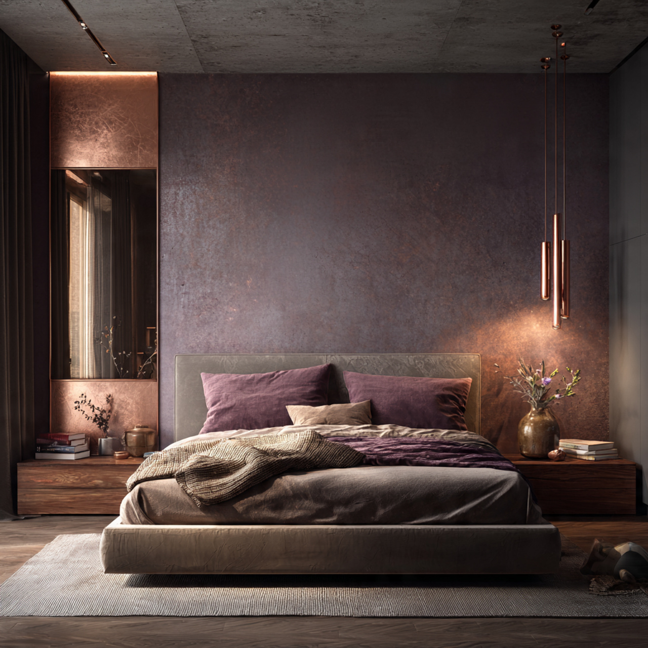 26 incorporating metallic copper elements dark