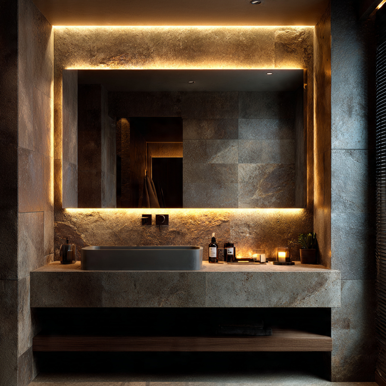 29 backlit mirror illumination bathroom decoration