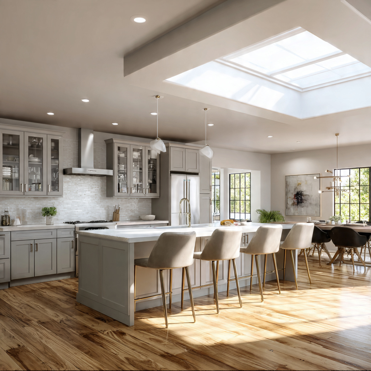 27 Cozy Kitchen Lighting Ideas to Transform Your Home Now 5 5 ambient lighting for open plan kitchens