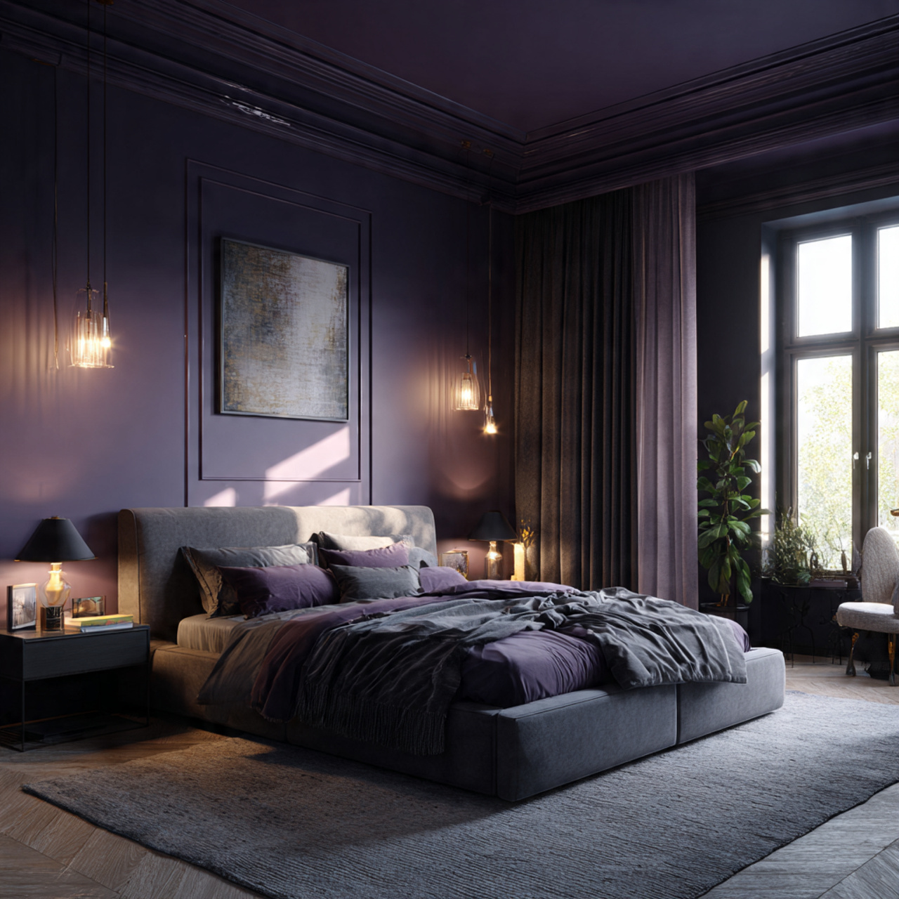6 lighting strategies for moody lavender