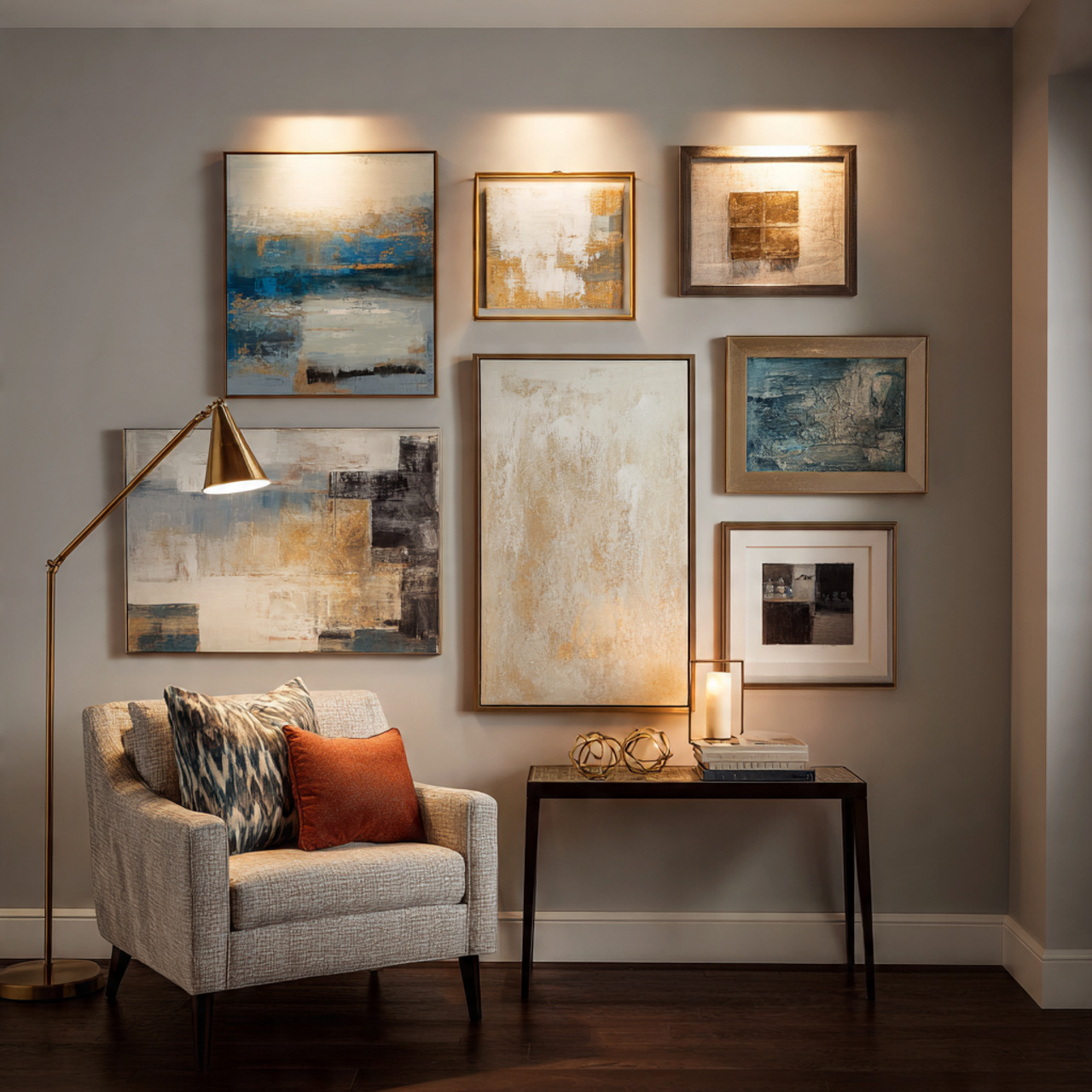 7 accent lighting on gallery walls inspiring
