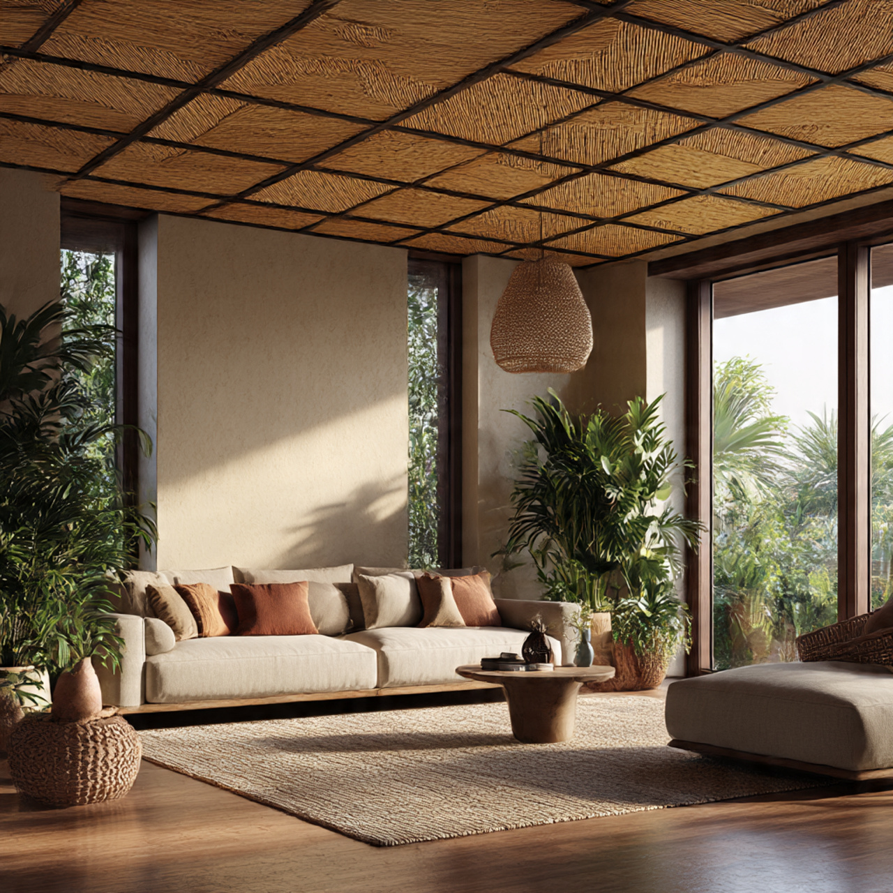 Bamboo Ceiling Finish