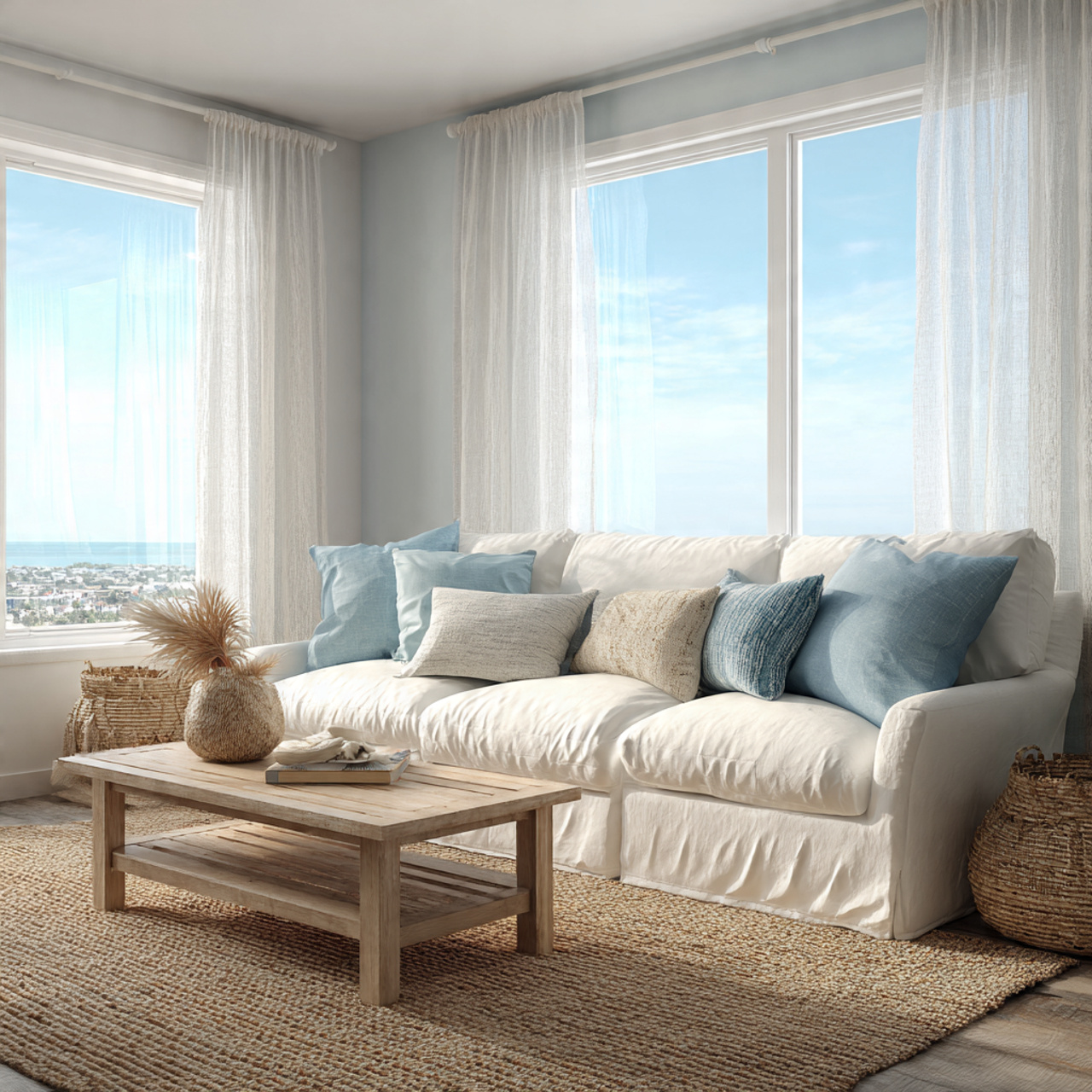 Coastal Living Room Inspirations