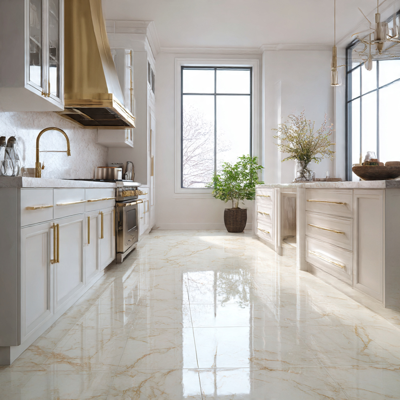 Elegant Kitchen Floors