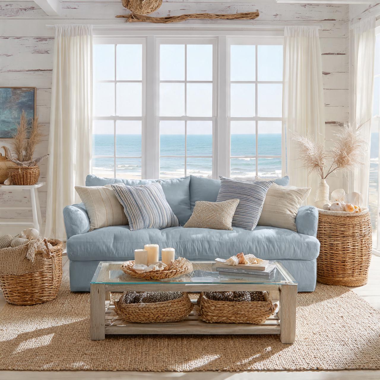 30 Sofa Color Ideas That Define Your Style: The Ultimate Guide 13 Pale Sky Blue Sofa Color Ideas