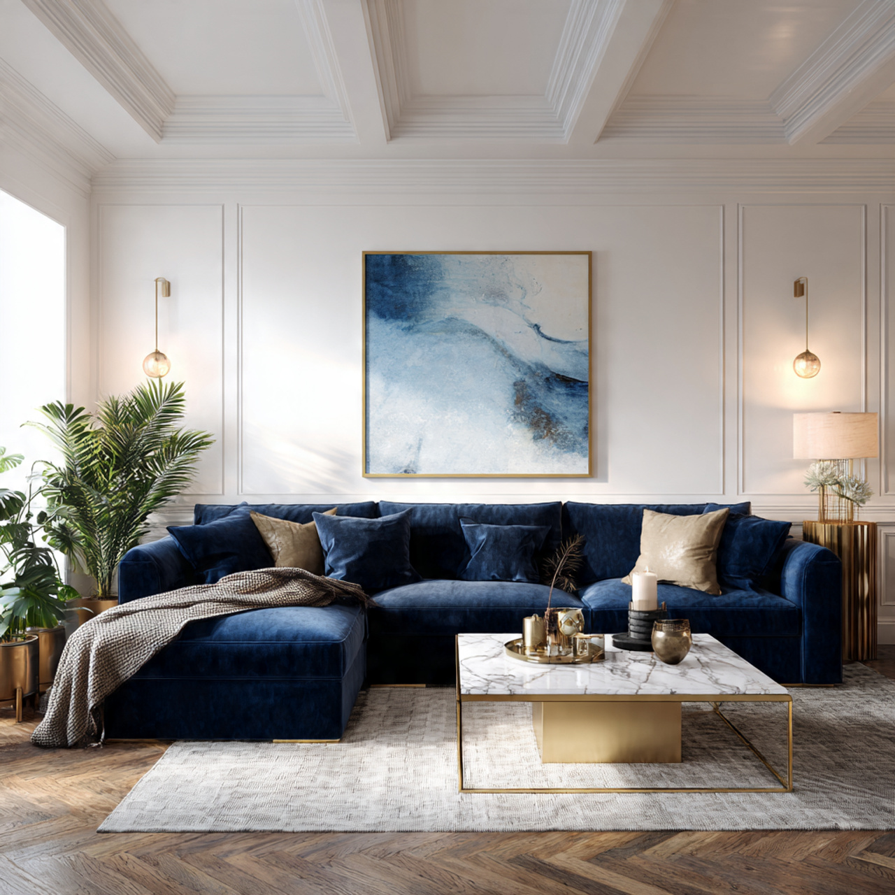 30 Sofa Color Ideas That Define Your Style: The Ultimate Guide 6 Regal Navy Blue Sofa Color Ideas