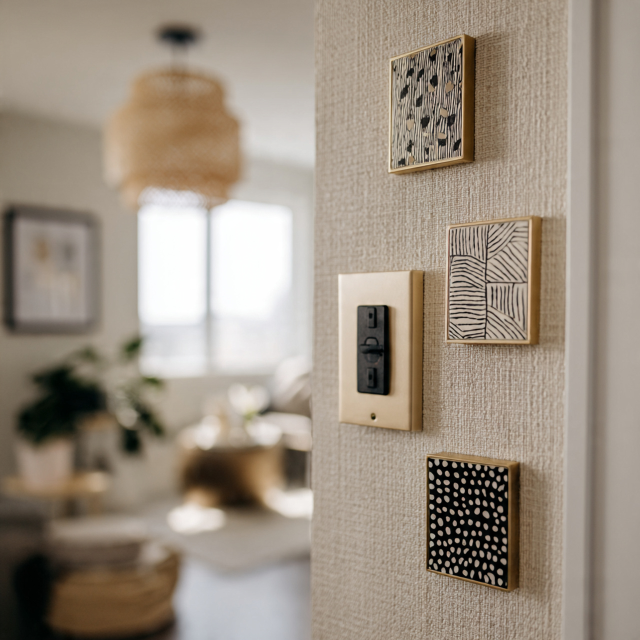 25 Renter-Friendly Decorating Ideas To Transform Your Space 24 Renter-Friendly Decorating Ideas with Decorative Switch Plate Covers