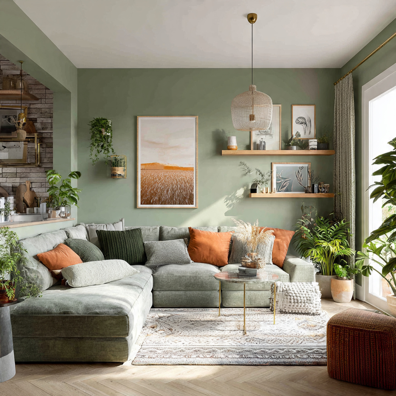 Sage Green Living Room Ideas
