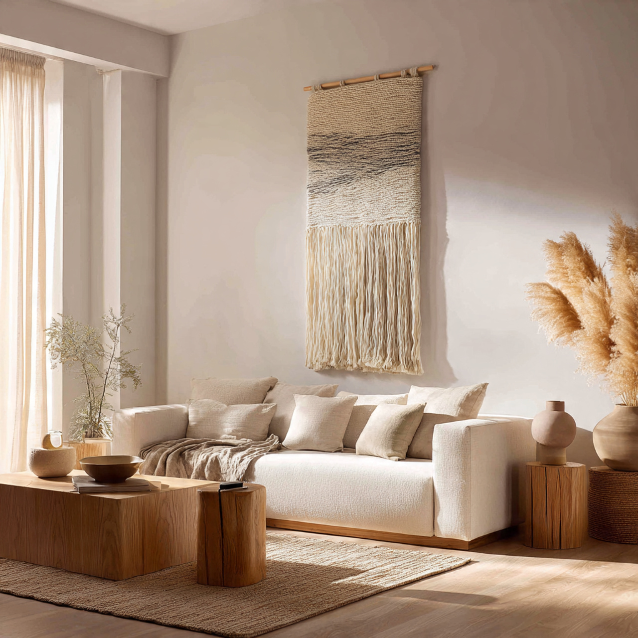 Vertical Textile Hangings