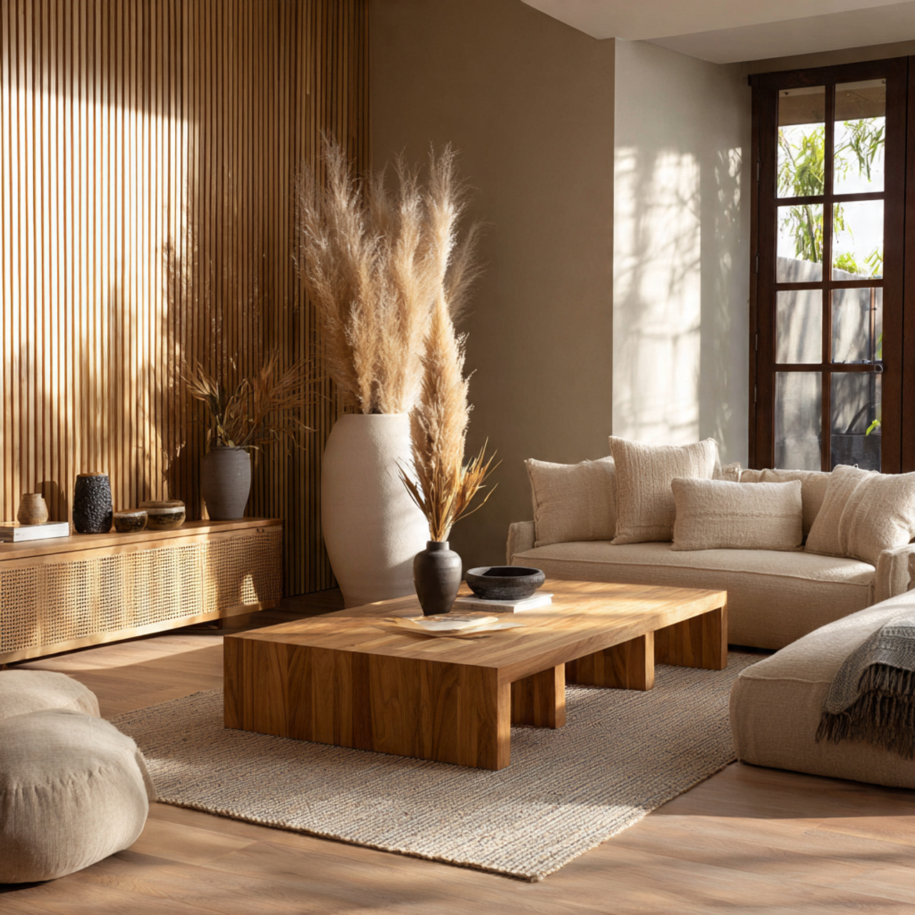 Dreamy Earthy Neutral Living Room Color Palette 25 Secrets 7 a japandi style living room showcasing natural wood 1