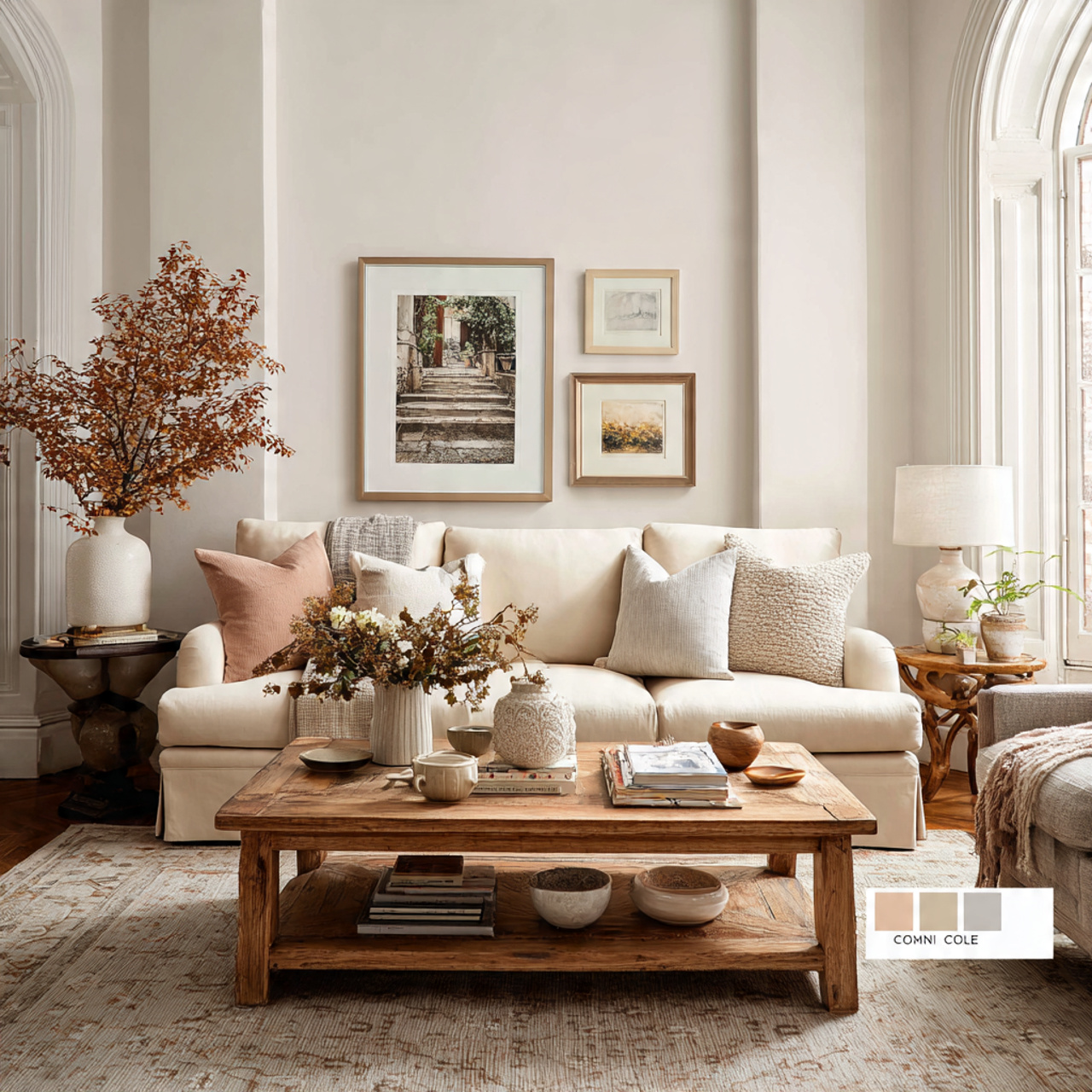 27 Living Room Color Palette Ideas for a Stunning Home 27 a neutral base palette soft white walls beige