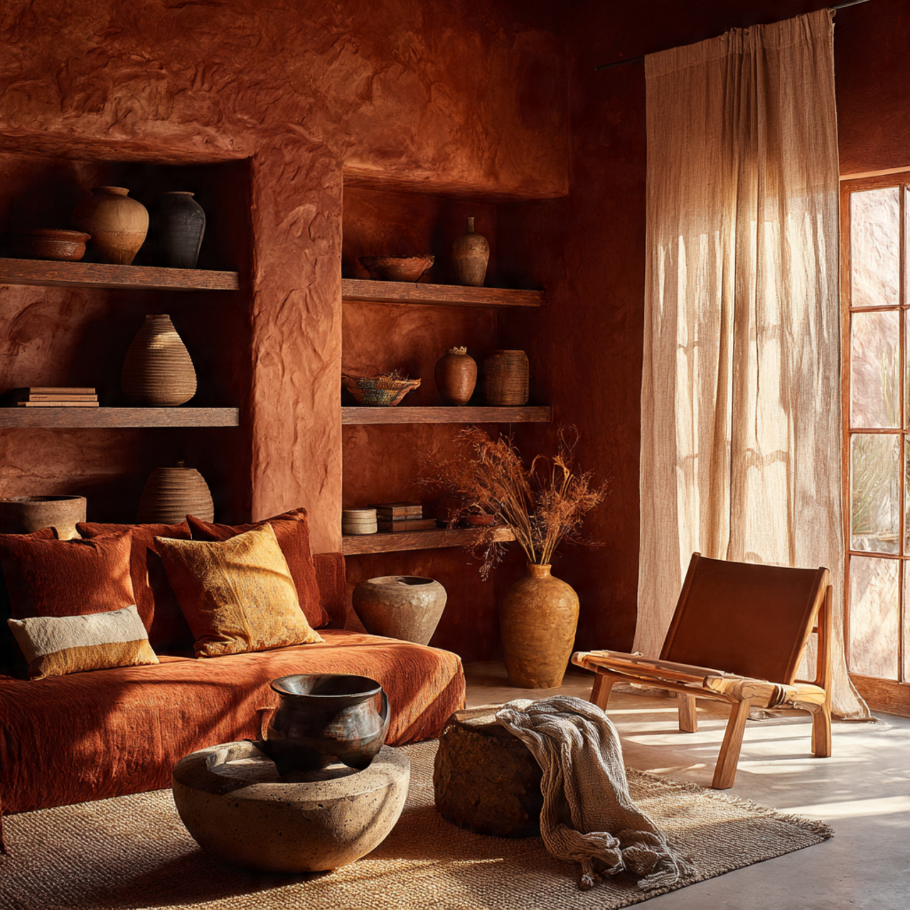 Dreamy Earthy Neutral Living Room Color Palette 25 Secrets 5 a rustic modern living room bursting with warmth 1