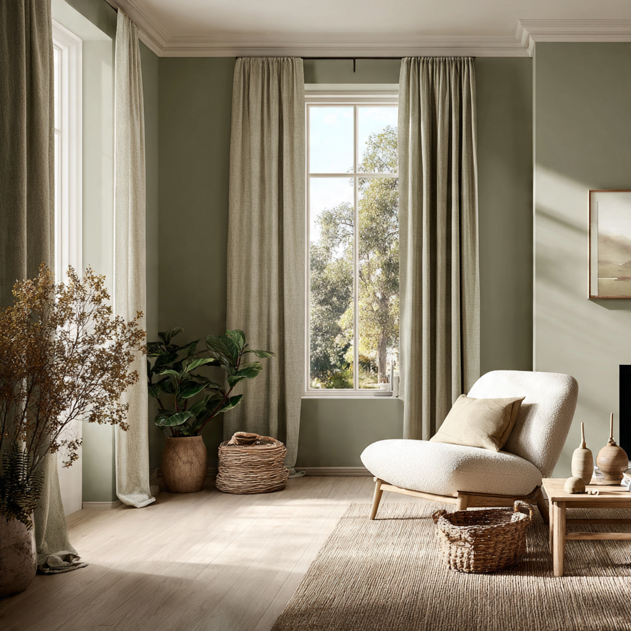 Dreamy Earthy Neutral Living Room Color Palette 25 Secrets 6 a serene living room where muted sage 1
