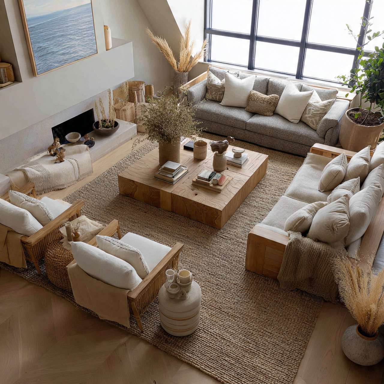Dreamy Earthy Neutral Living Room Color Palette 25 Secrets 21 a spacious living room with layered natural 1