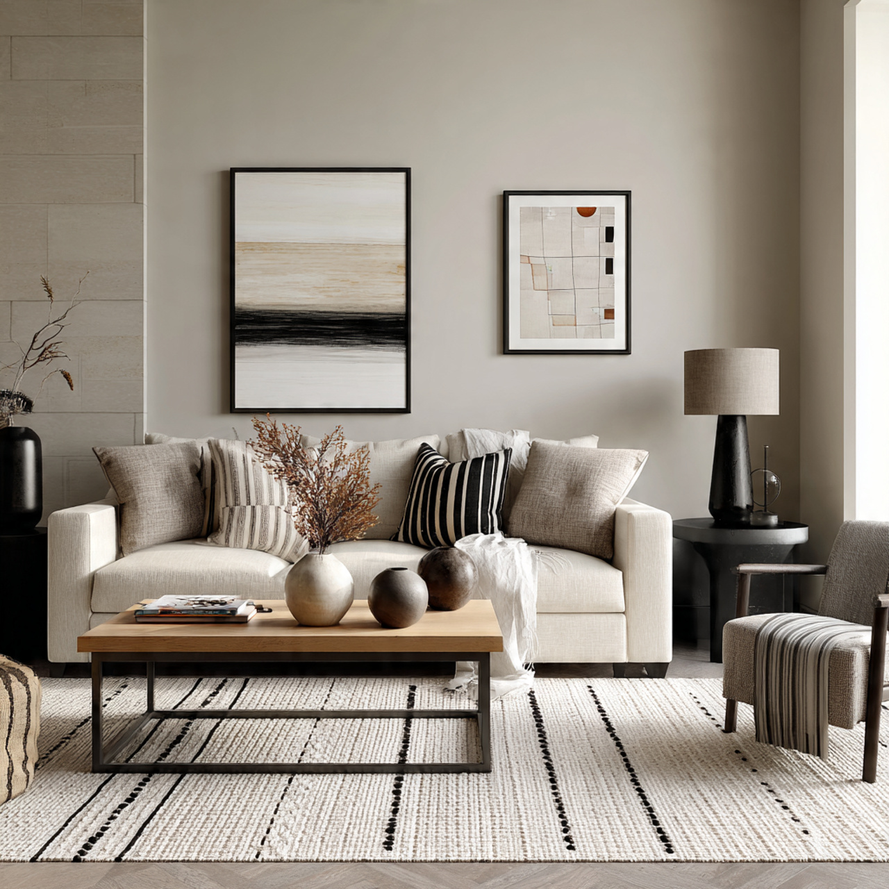 Dreamy Earthy Neutral Living Room Color Palette 25 Secrets 19 a stylish modern living room blending neutral 1