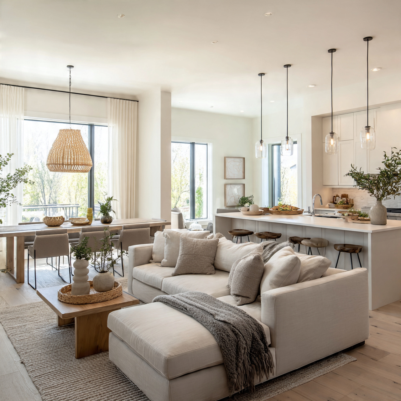 open floor plan ideas