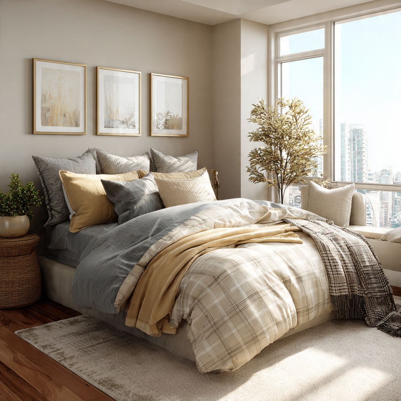 16 Bedroom Ideas That Create Comfort and Beautiful Space 2 2 layered bedding that looks inviting not overstyl