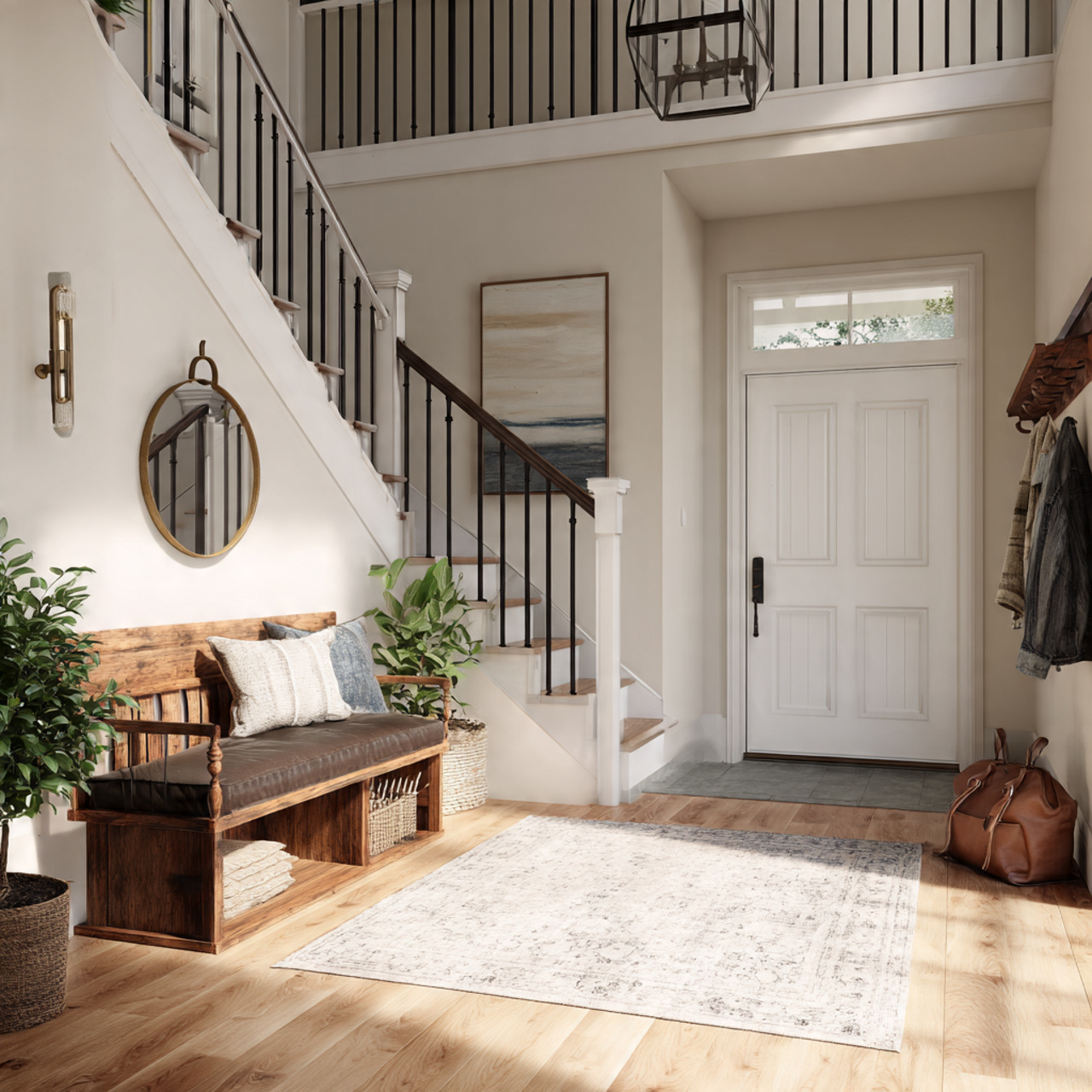 17 Genius Entryway Ideas That Make Your Home Organized 1 1 an attractive realistic image of 4k resolution f 2