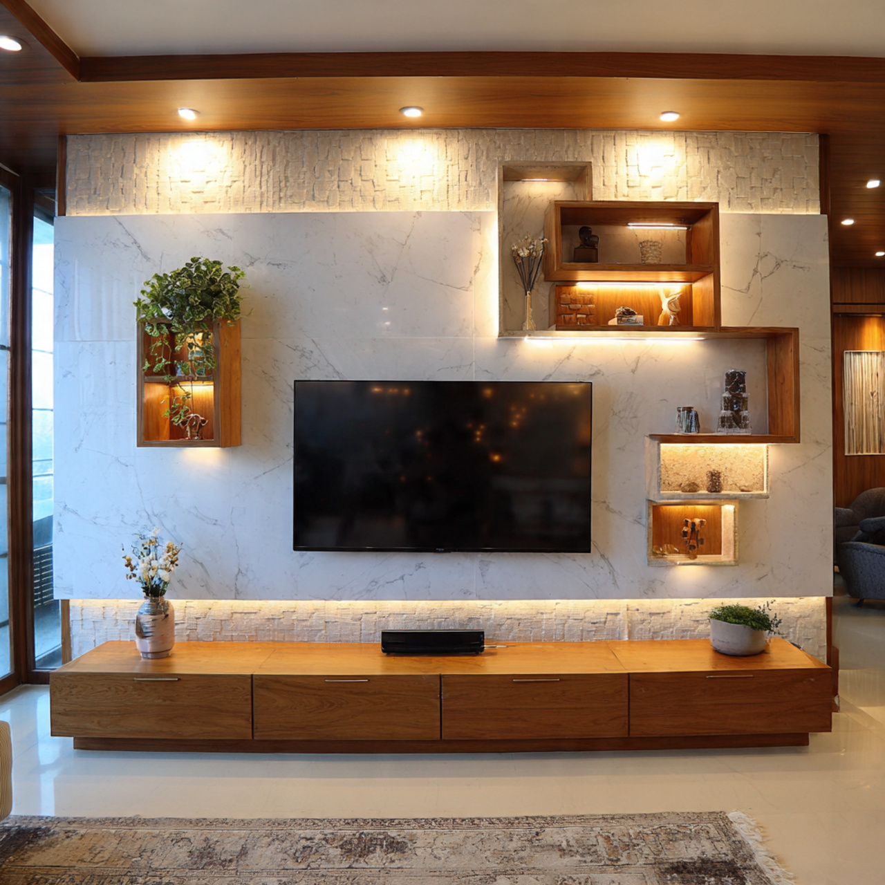 16 TV Unit Ideas That Instantly Elevate Your Living Room 11 TV Unit