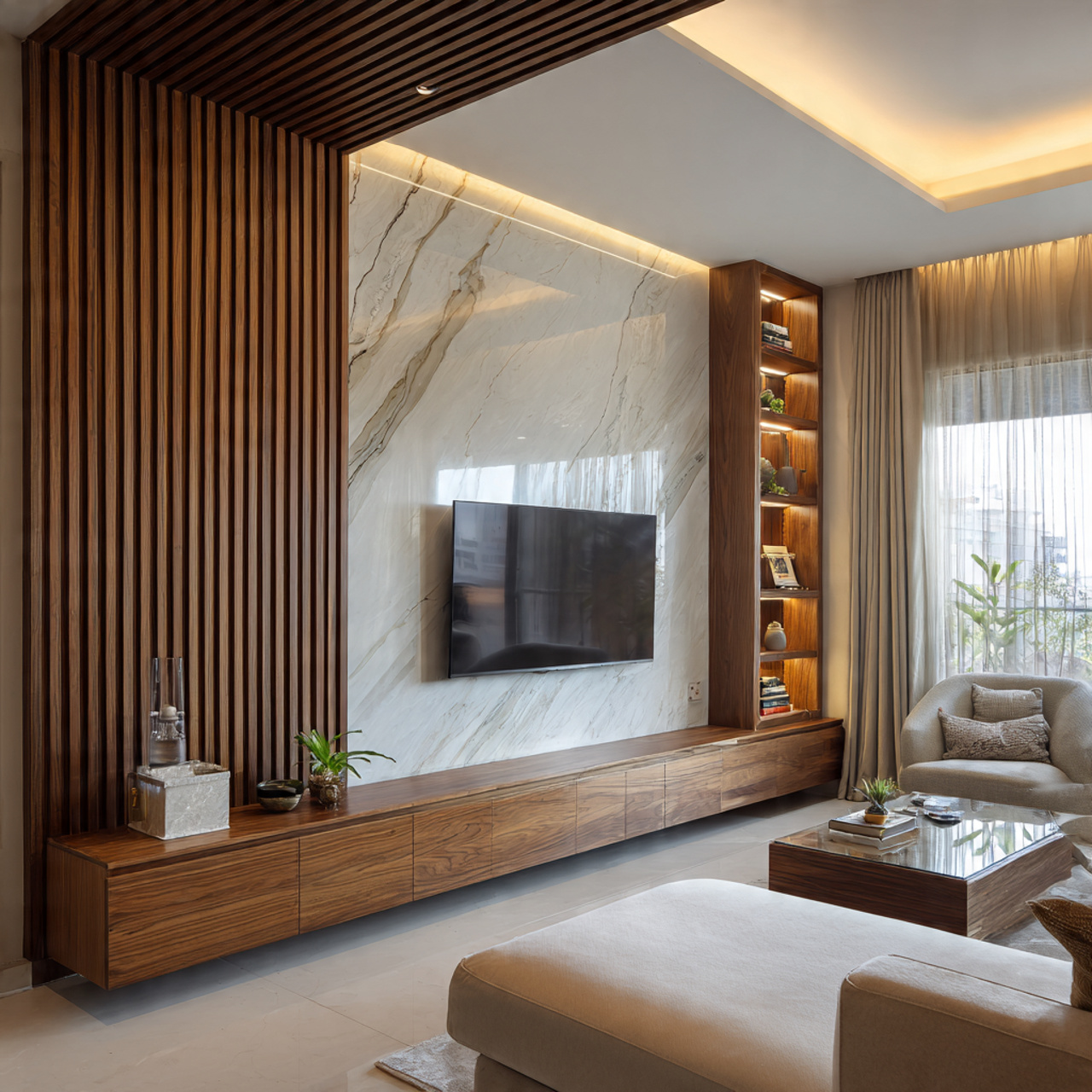 19 Smart TV Unit Design Modern Ideas for Calm Living Rooms 13 tv unit design modern