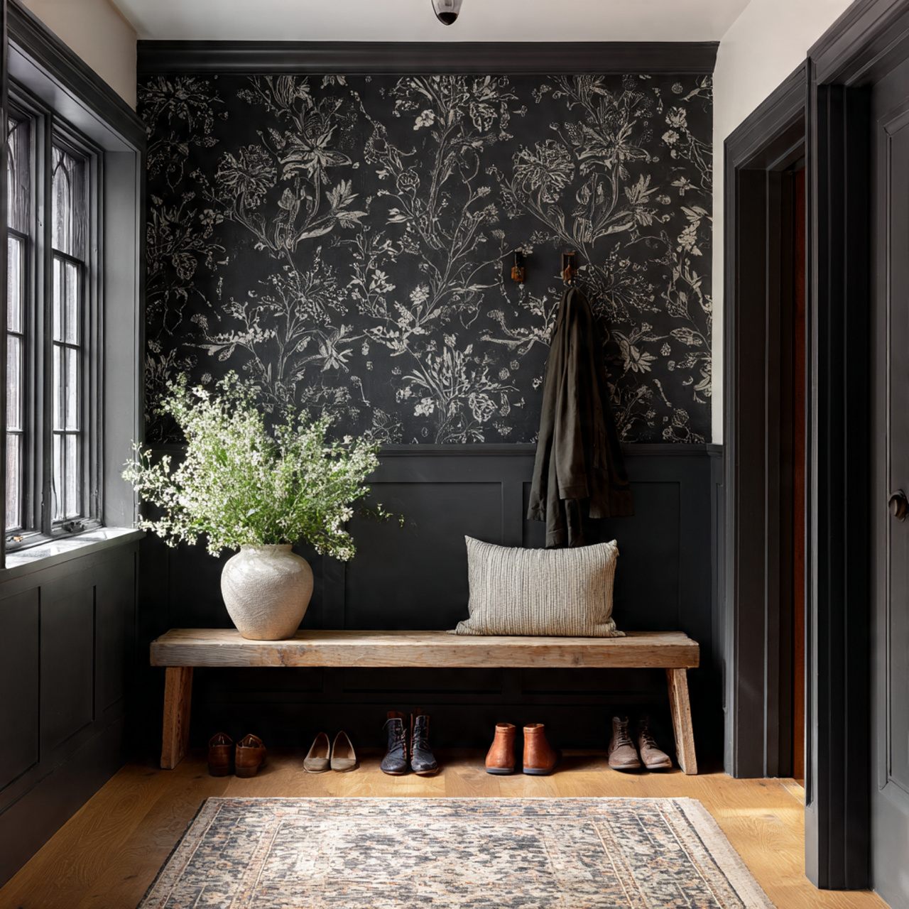19 Black Wallpaper Ideas That Instantly Elevate Any Room 14 Black Wallpaper