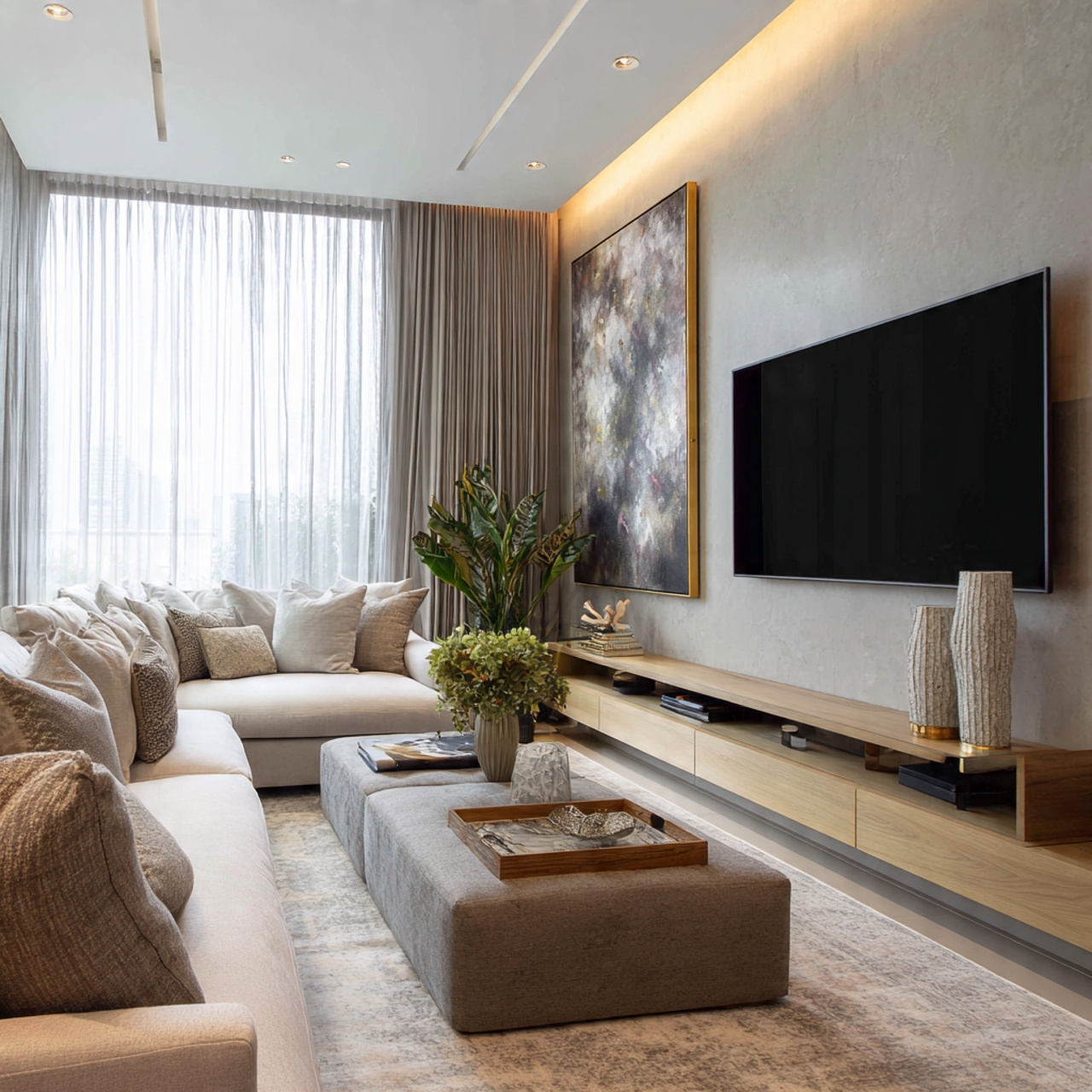 19 Smart TV Unit Design Modern Ideas for Calm Living Rooms 14 tv unit design modern