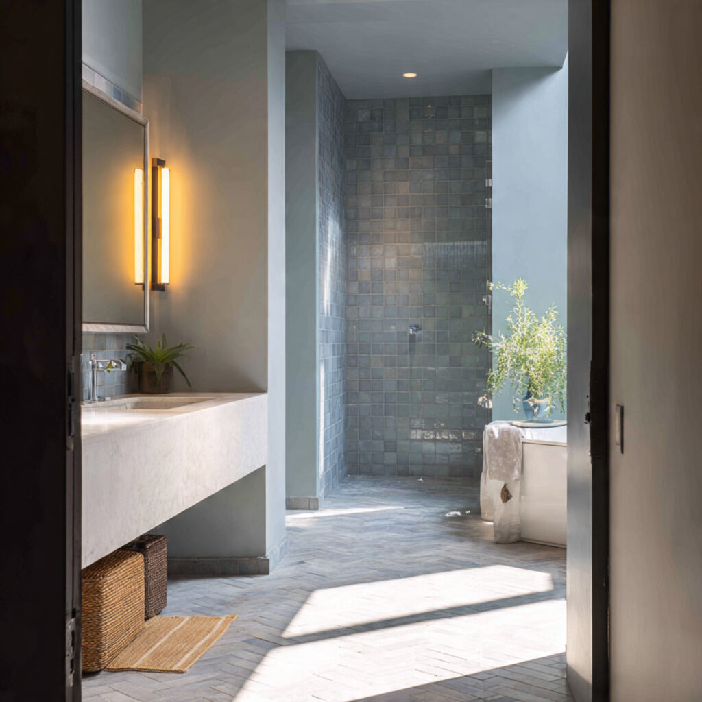 20 Smart Bathroom Ideas for a Calm and Comfortable Living 15 15 bathroom layouts that respect movement and flow