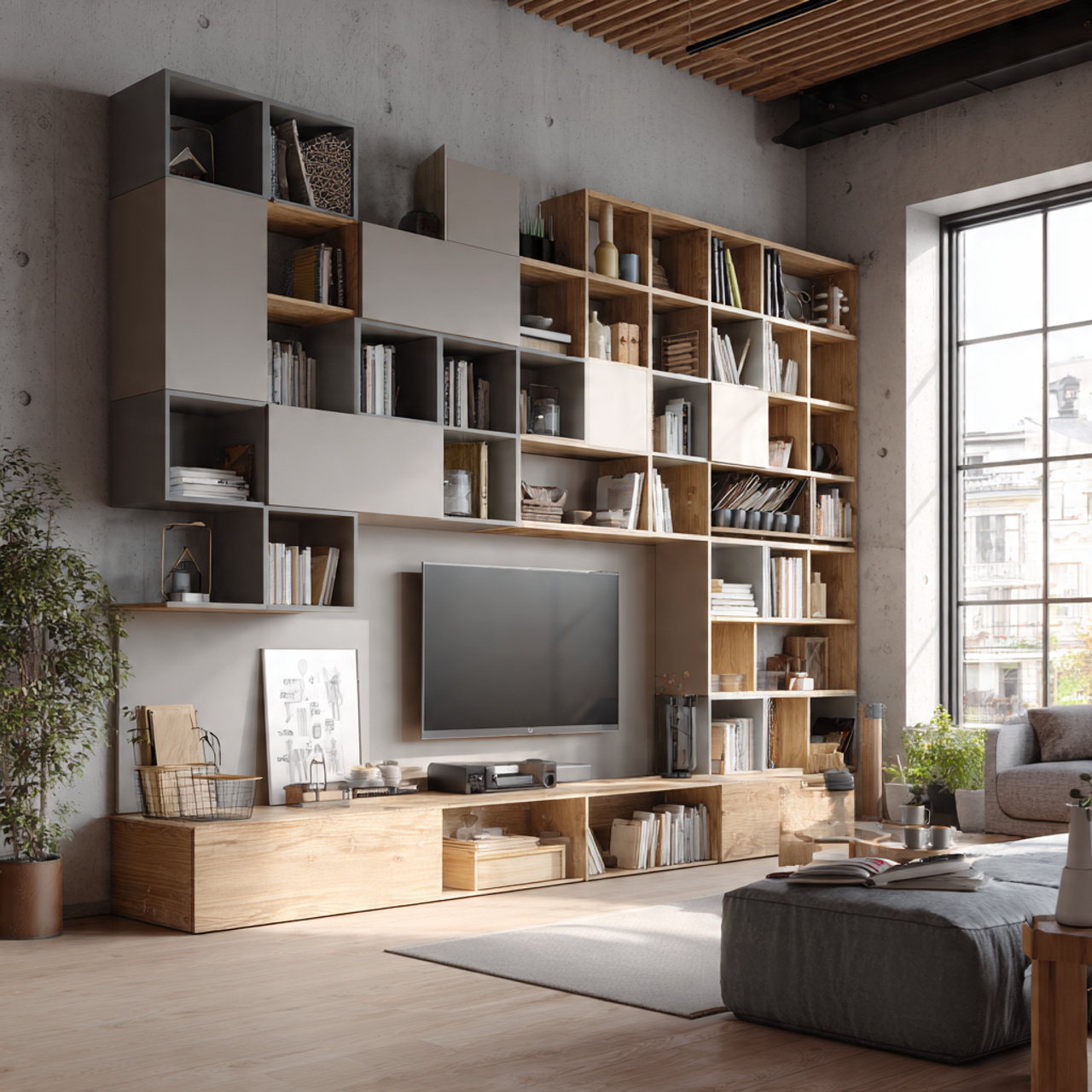 19 Smart TV Unit Design Modern Ideas for Calm Living Rooms 15 tv unit design modern