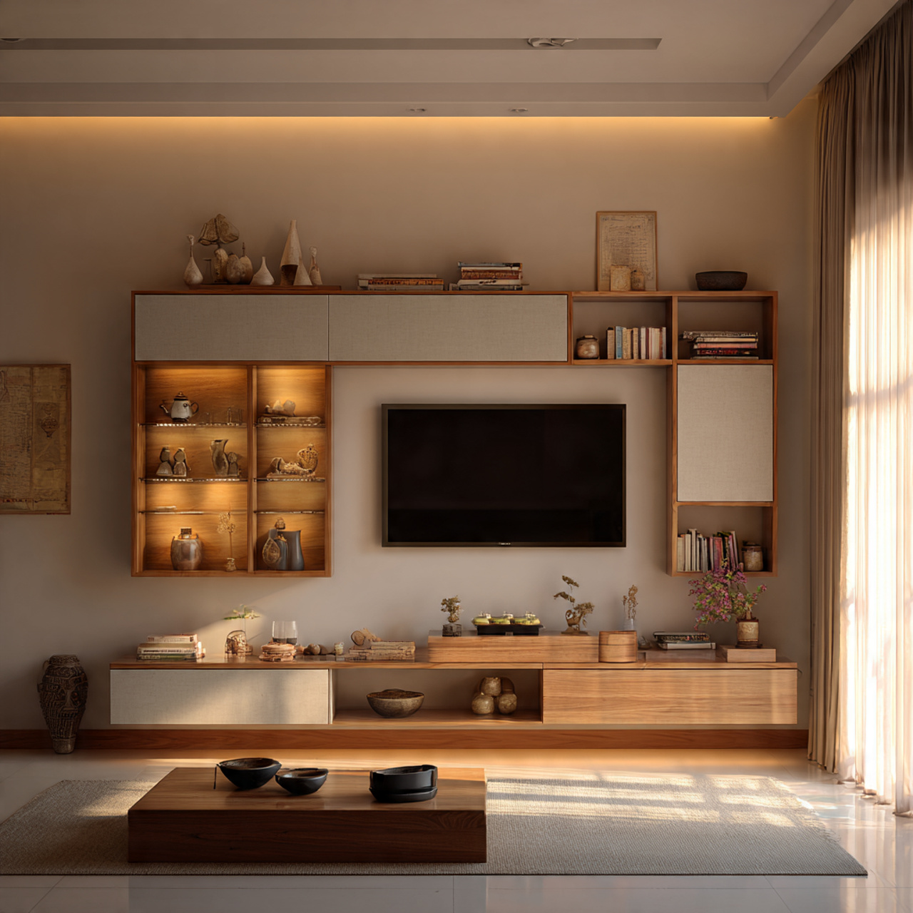 19 Smart TV Unit Design Modern Ideas for Calm Living Rooms 18 tv unit design modern