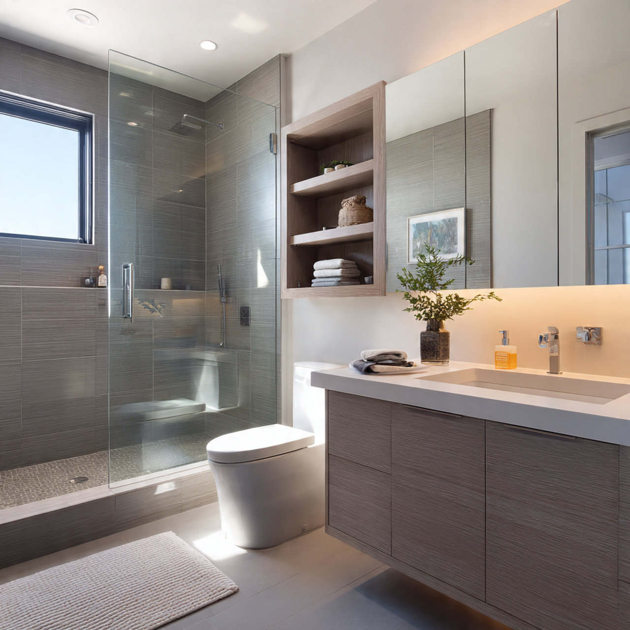20 Smart Bathroom Ideas for a Calm and Comfortable Living 19 Bathroom Ideas