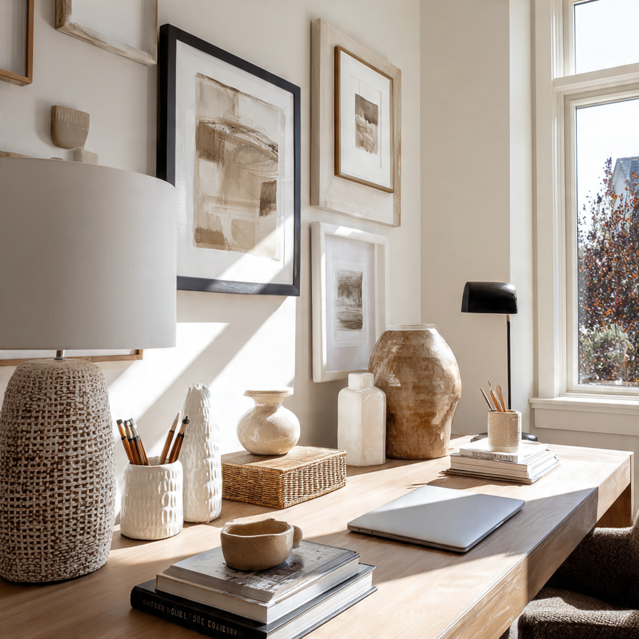 19 neutral desk accessories that keep focus on wor