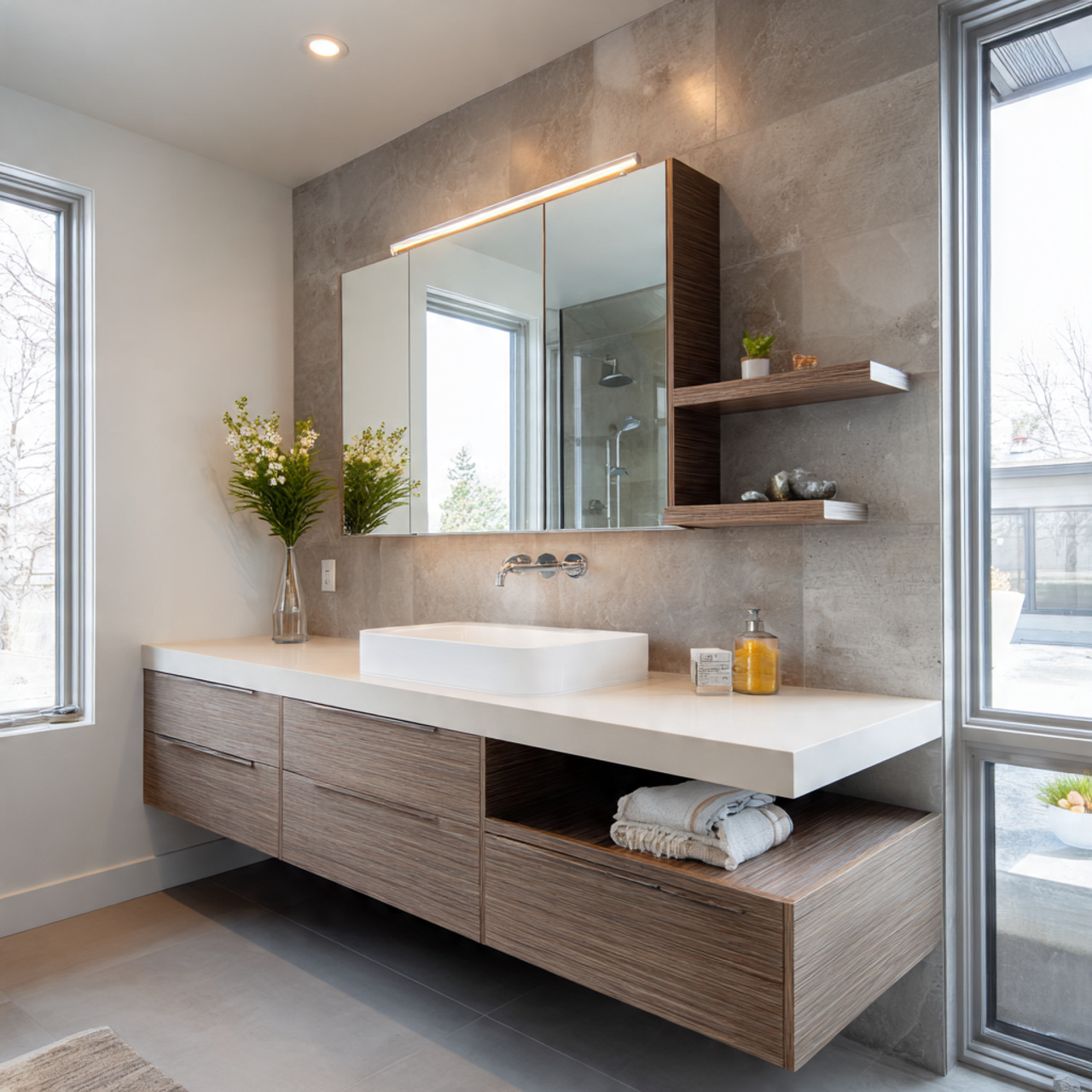 20 Smart Bathroom Ideas for a Calm and Comfortable Living 2 Bathroom Ideas