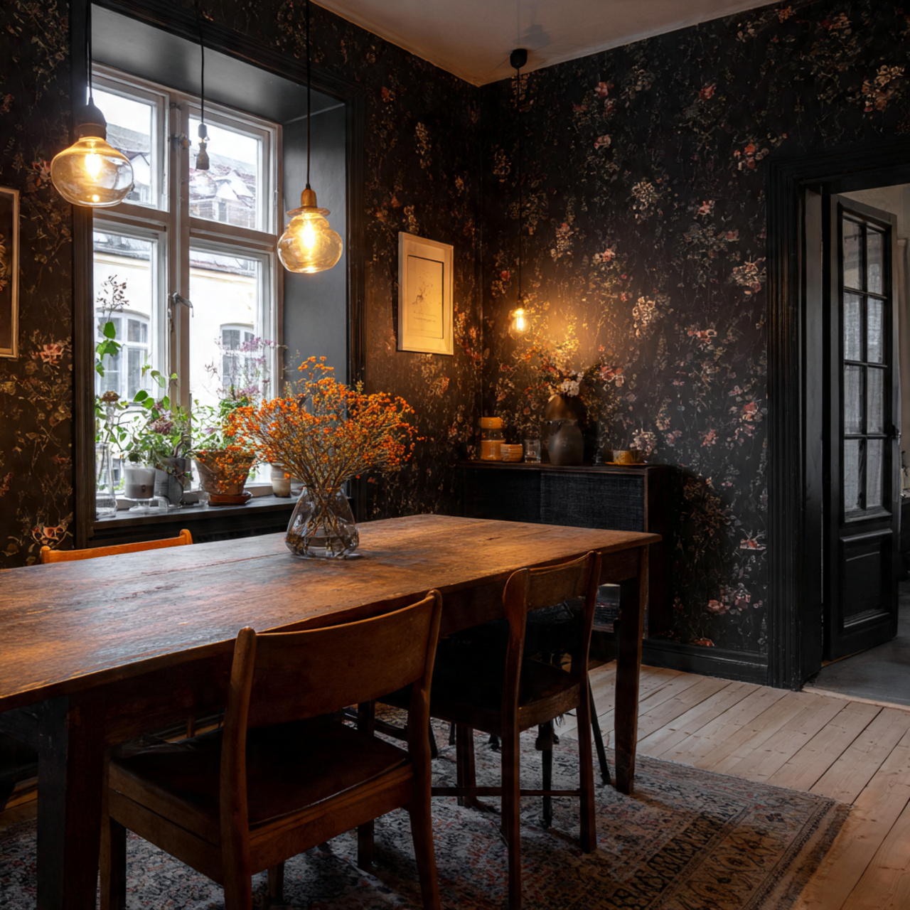 19 Black Wallpaper Ideas That Instantly Elevate Any Room 2 Black Wallpaper