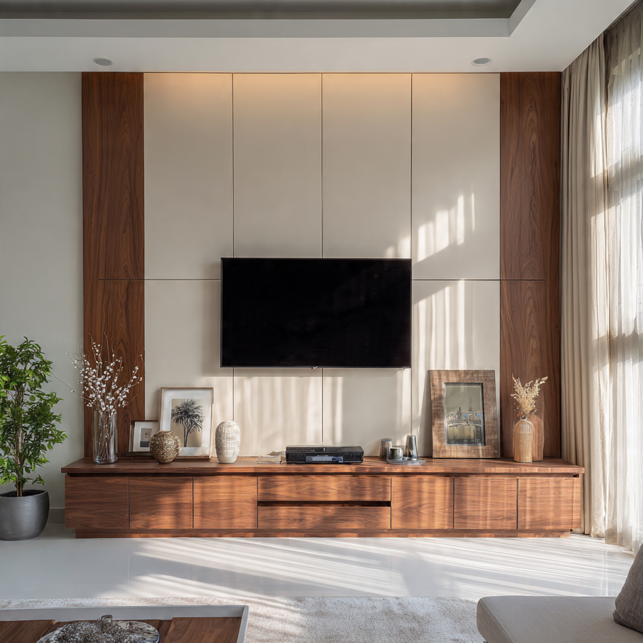 19 Smart TV Unit Design Modern Ideas for Calm Living Rooms 2 tv unit design modern