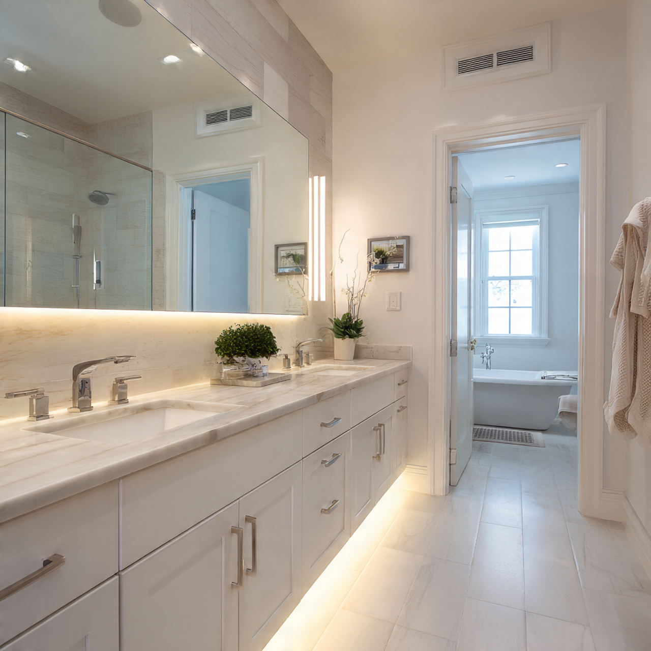 20 Smart Bathroom Ideas for a Calm and Comfortable Living 5 Bathroom Ideas