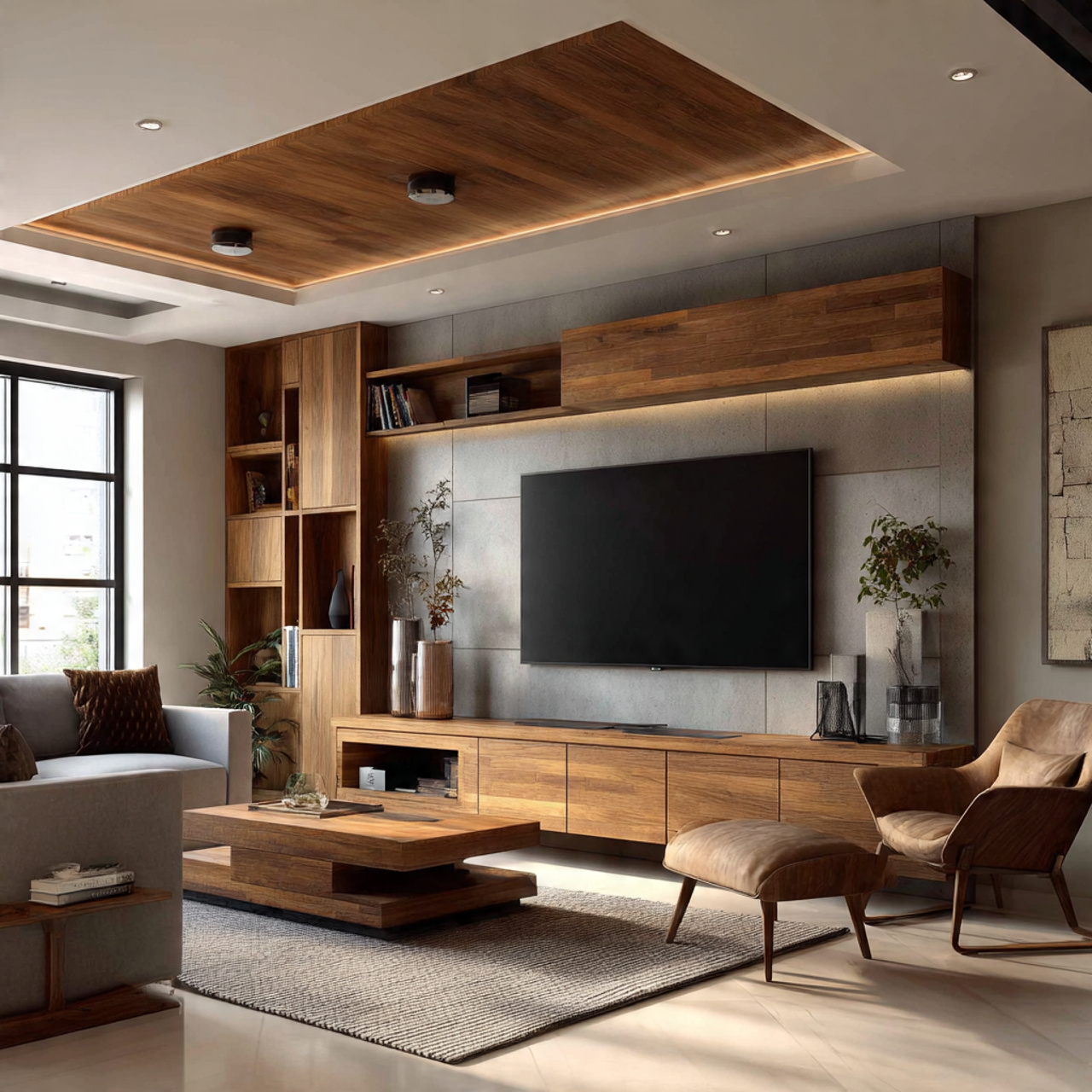 19 Smart TV Unit Design Modern Ideas for Calm Living Rooms 5 tv unit design modern