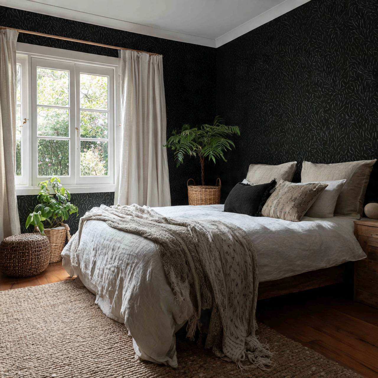 19 Black Wallpaper Ideas That Instantly Elevate Any Room 6 Black Wallpaper