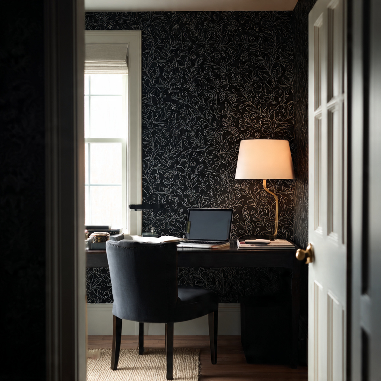 19 Black Wallpaper Ideas That Instantly Elevate Any Room 7 Black Wallpaper