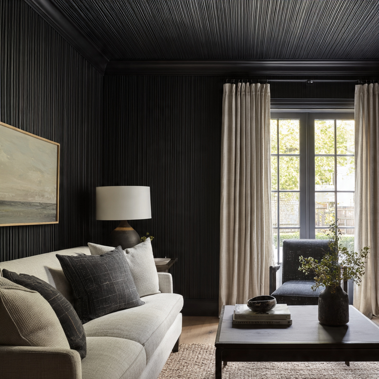 19 Black Wallpaper Ideas That Instantly Elevate Any Room 8 Black Wallpaper