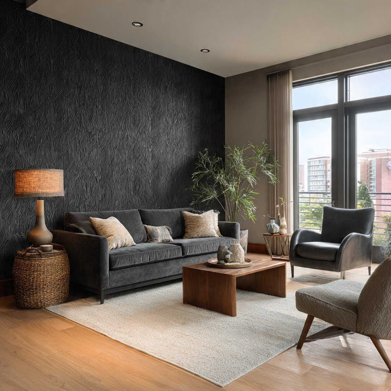 19 Black Wallpaper Ideas That Instantly Elevate Any Room 5 Black Wallpaper