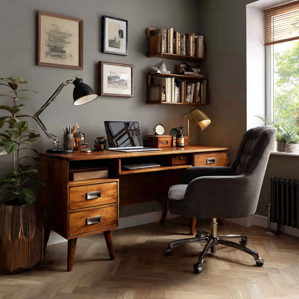 10 an attractive image of home office setup for a