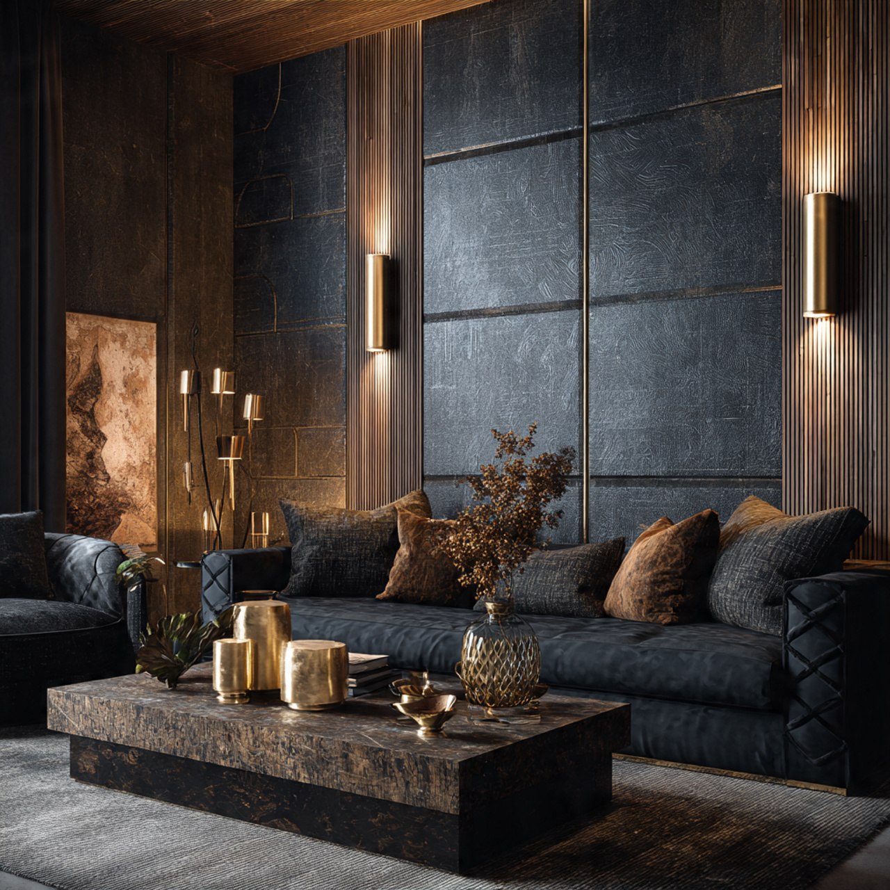 12 Bold Dark Wallpaper Ideas Designers Are Using Right Now 12 Dark Wallpaper