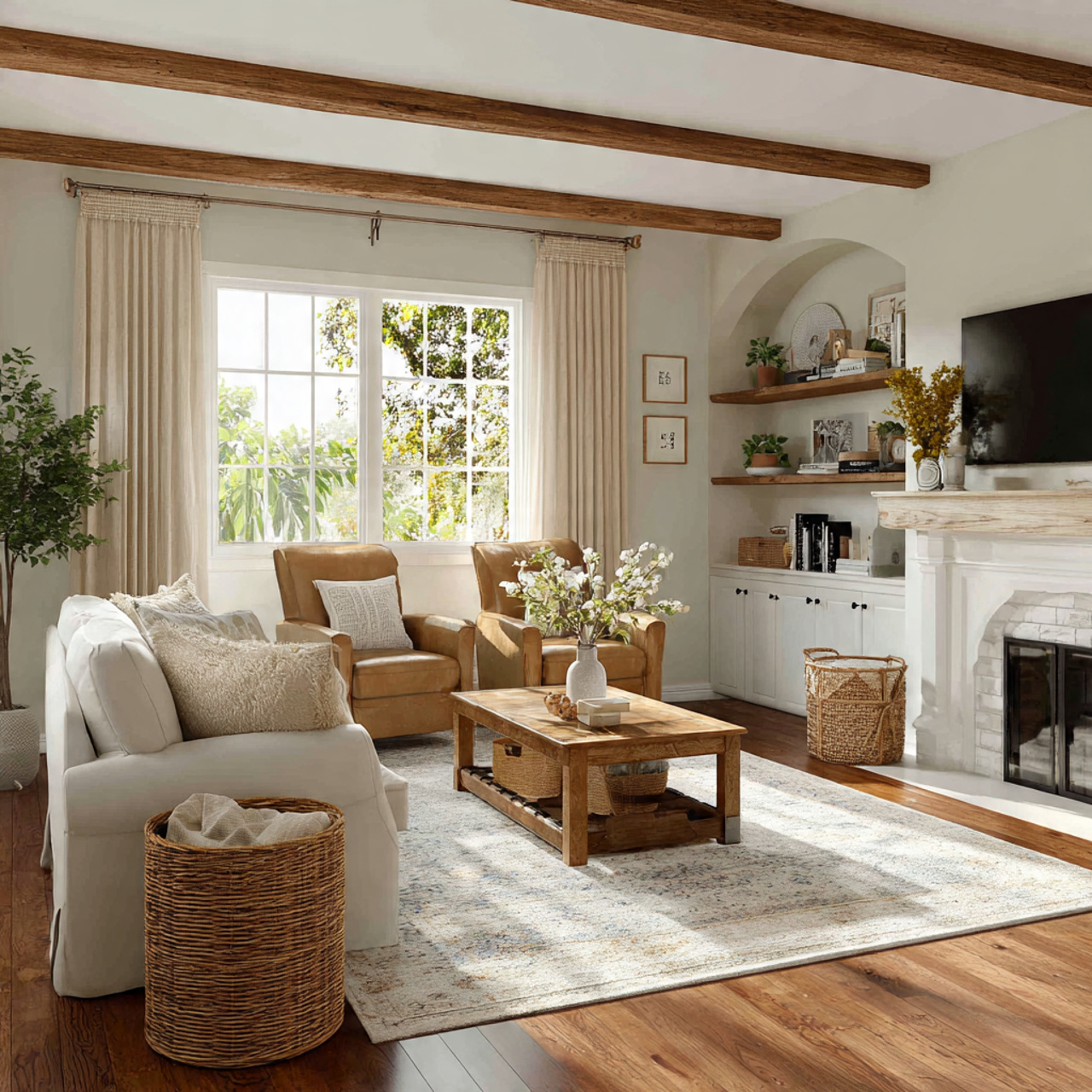 farmhouse living room