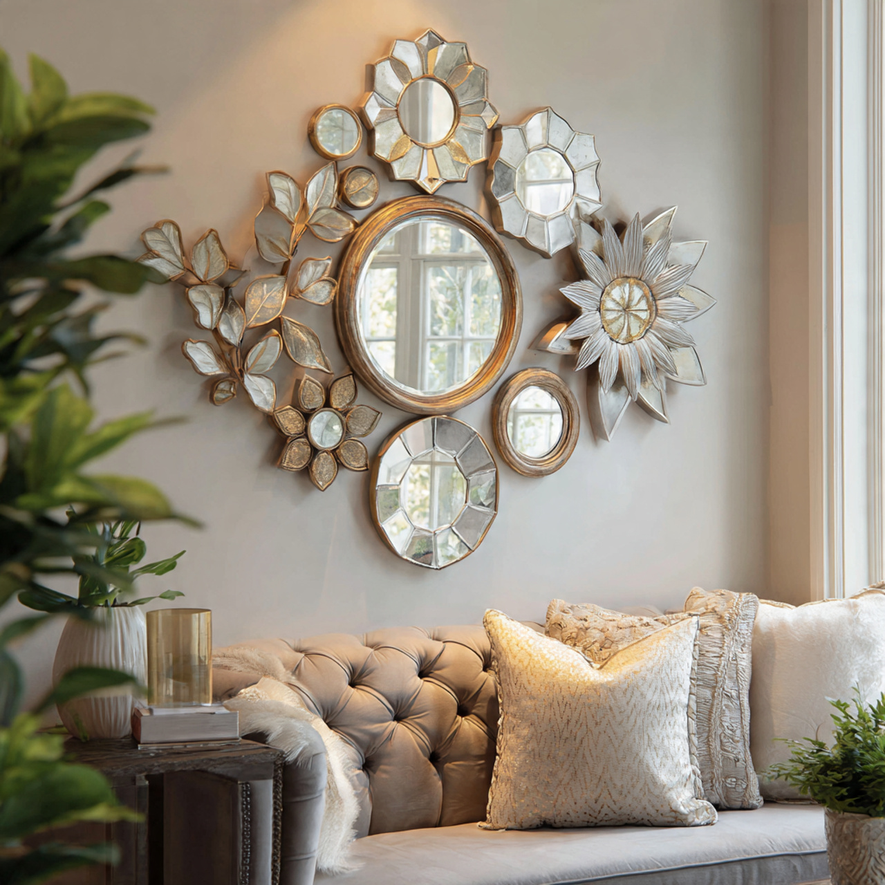 18 Stunning Mirror Wall Decor Ideas for Brighter Homes 12 mirror wall decor