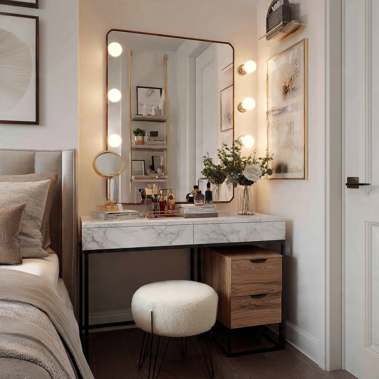 14 Brilliant Bedroom Vanity Ideas That Upgrade Any Room 13 Bedroom Vanity Ideas