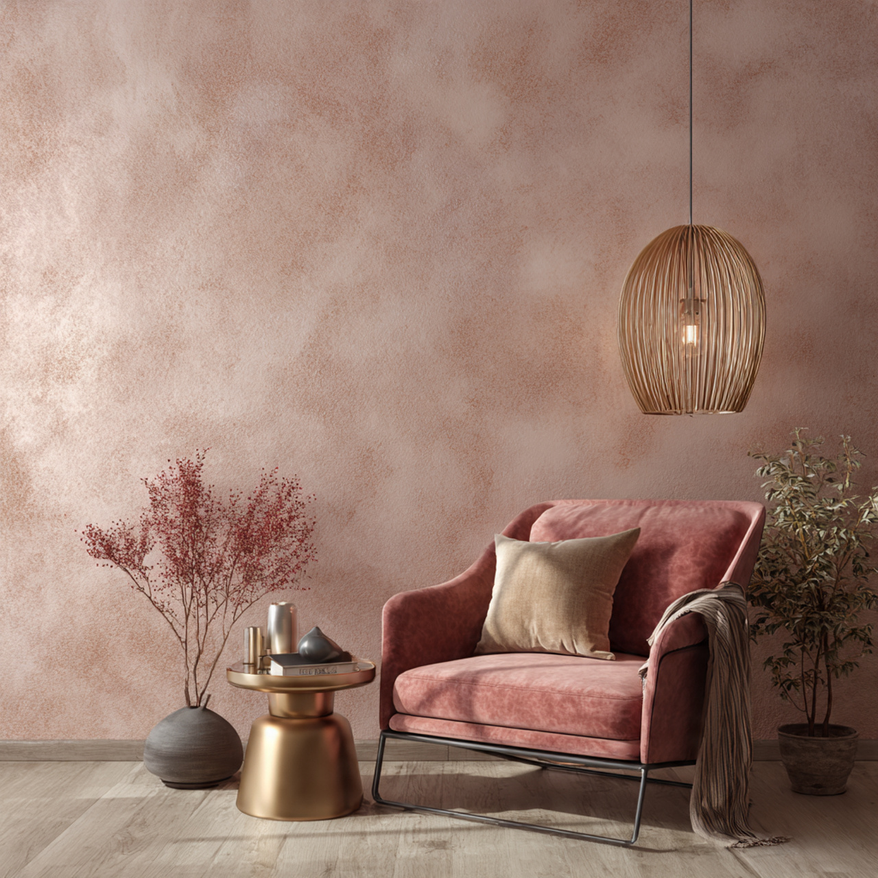 17 pink wallpaper with subtle texture enhanced by 1