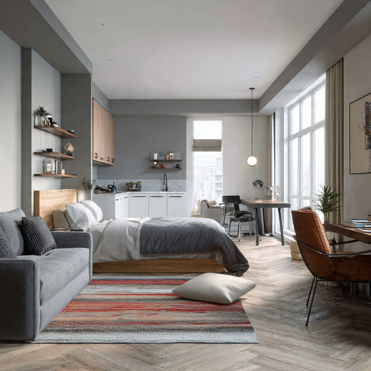 Studio Apartment Ideas: 13 Smart Tricks That Feel Bigger 2 Studio Apartment Ideas